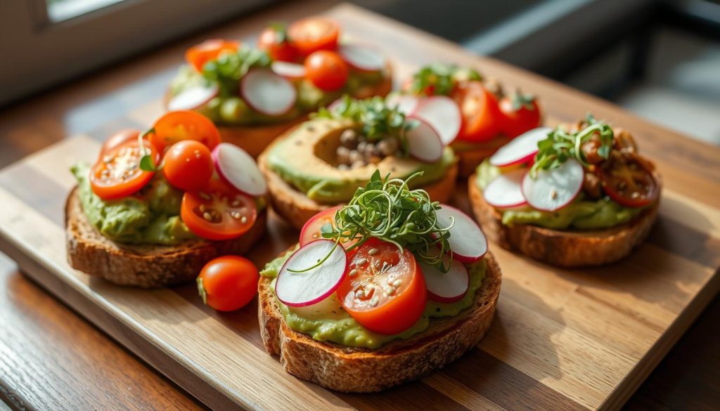 Avocado Toast Platter with Toppings