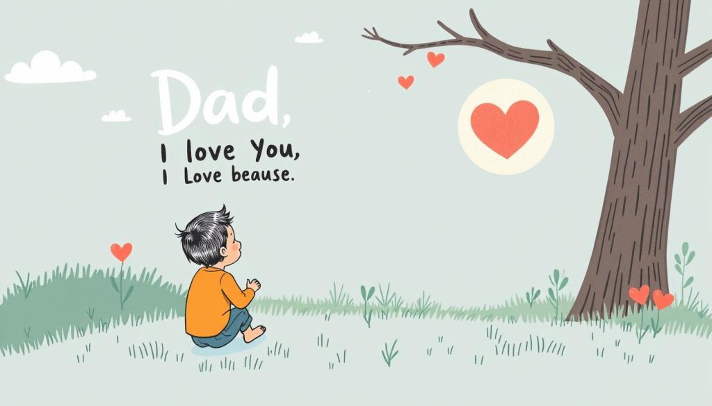 “Dad, I Love You Because” Booklet