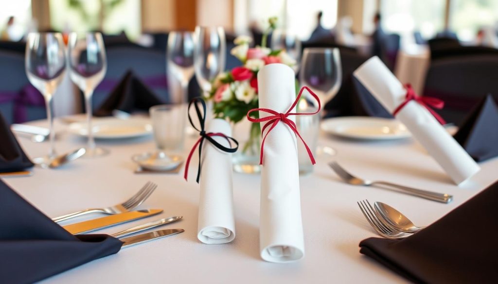 Diploma Napkin Rolls