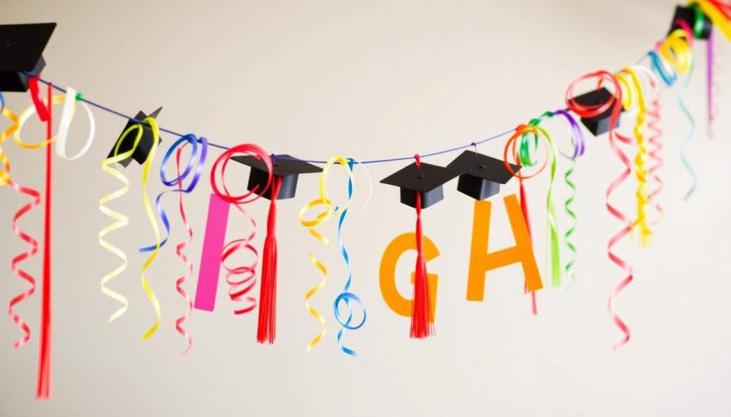 Graduation Garland or Hanging Swirls