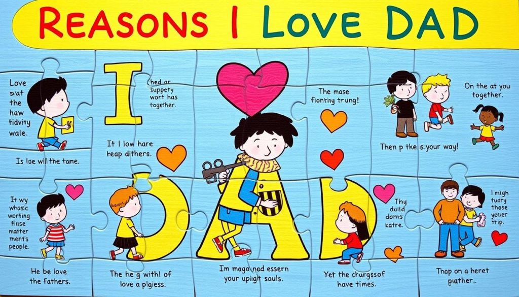 "Reasons I Love Dad" Puzzle