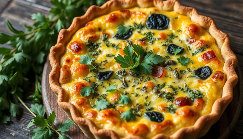 Savory Quiche with Fresh Herbs