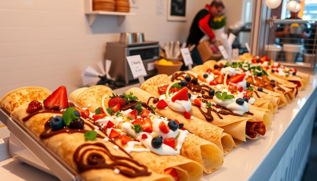 Sweet and Savory Crepe Station