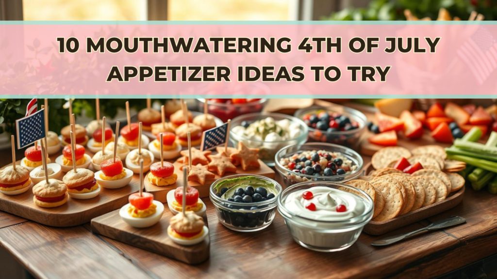 4th of July Appetizer Ideas