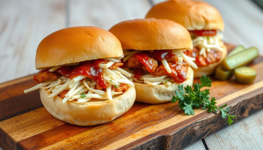 BBQ Chicken Sliders
