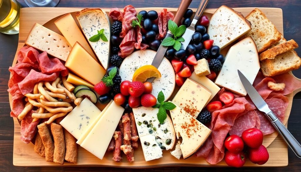 Classic Cheese and Meat Board with a Twist 