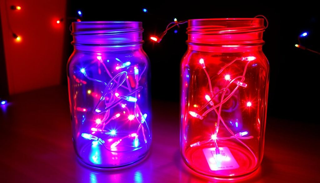 DIY Mason Jar Lanterns with LED Lights