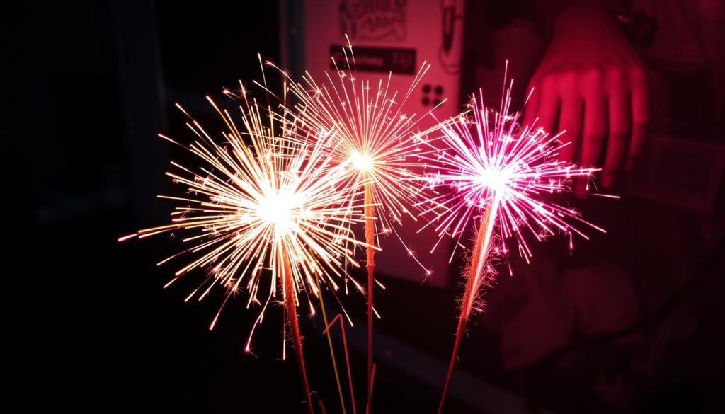 DIY Sparklers Display for Party Fun
