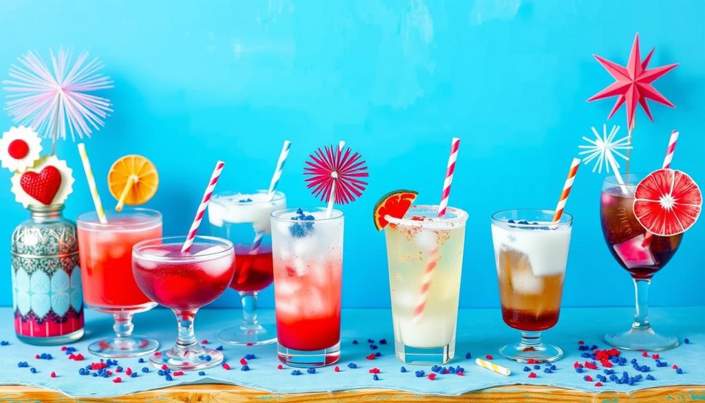 Drinks for Kids and Adults for 4th of July