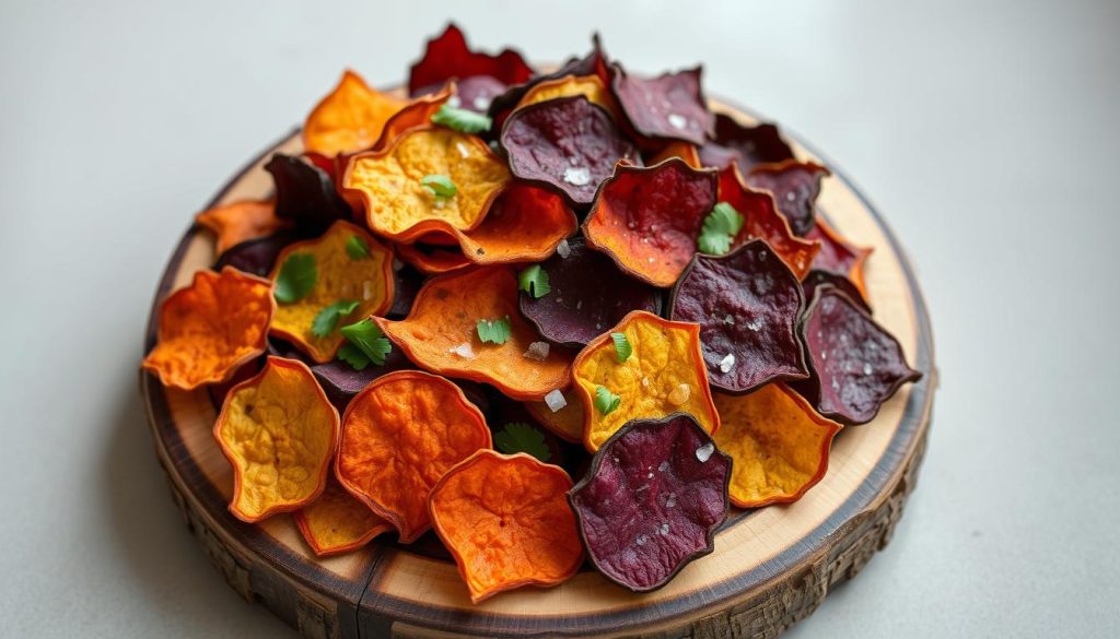 Homemade Baked Veggie Chips
