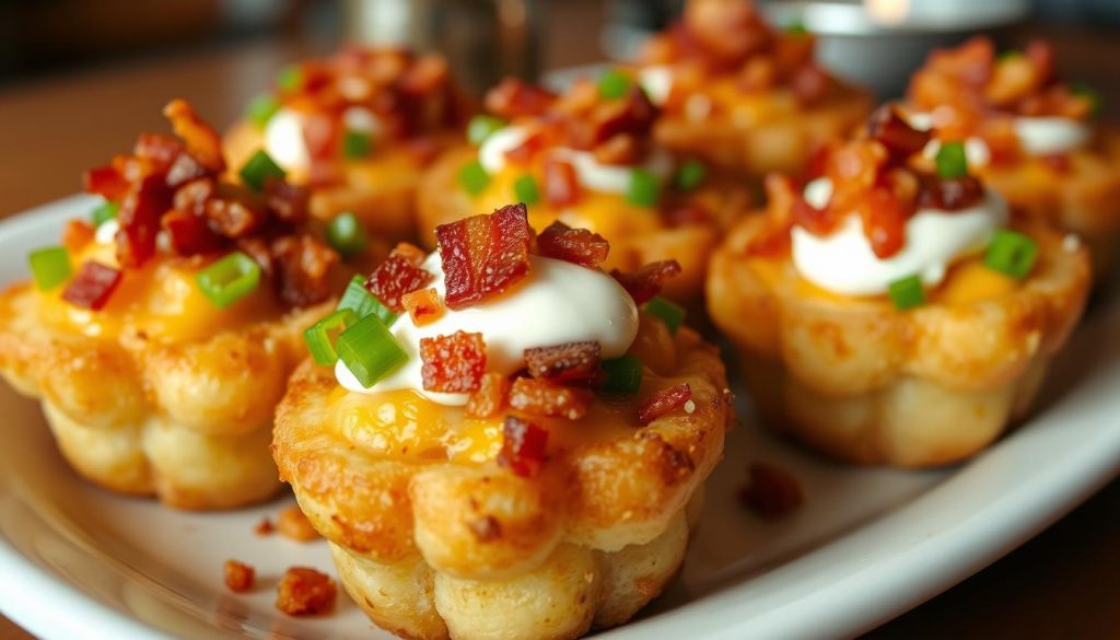 Loaded Tater Tot Cups