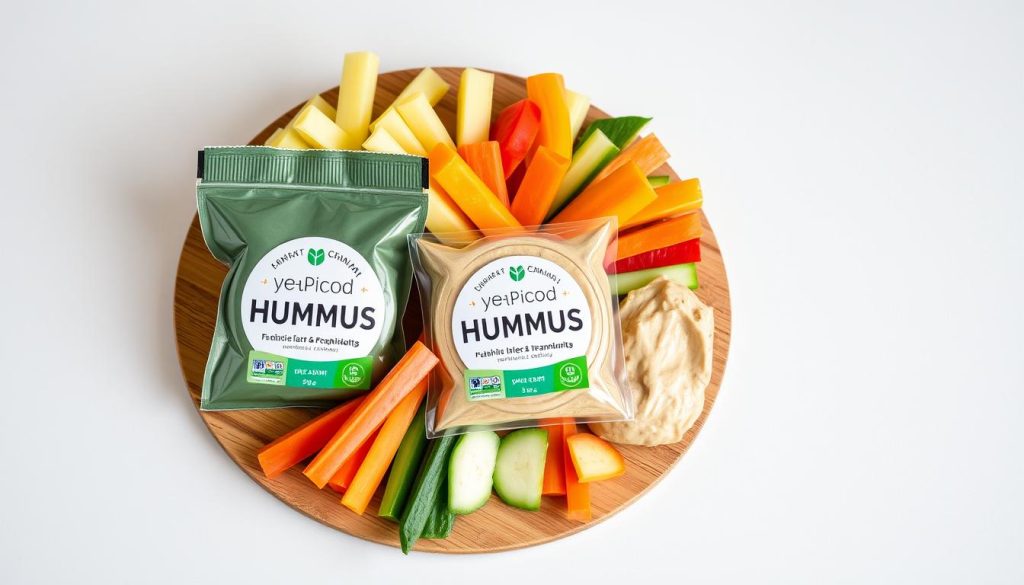Pre-Packaged Hummus and Veggie Sticks