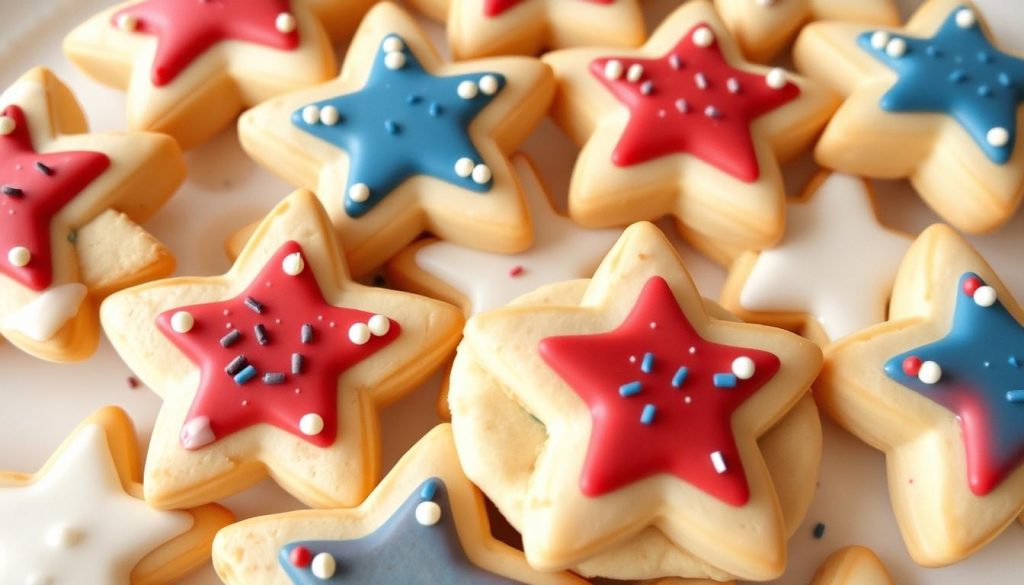Star-Spangled Shortbread Cookies