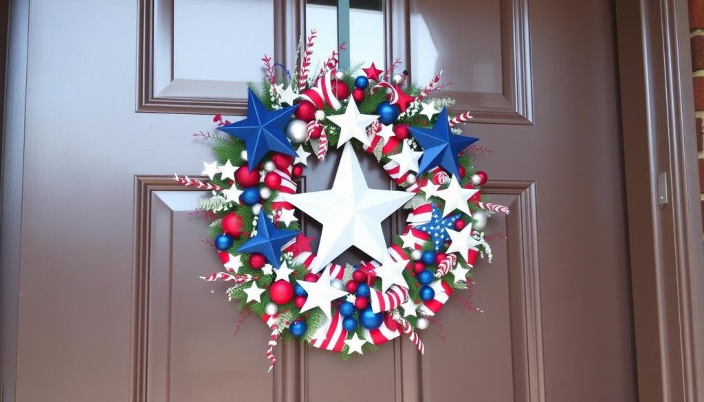 Star-Spangled Wreath for the Front Door