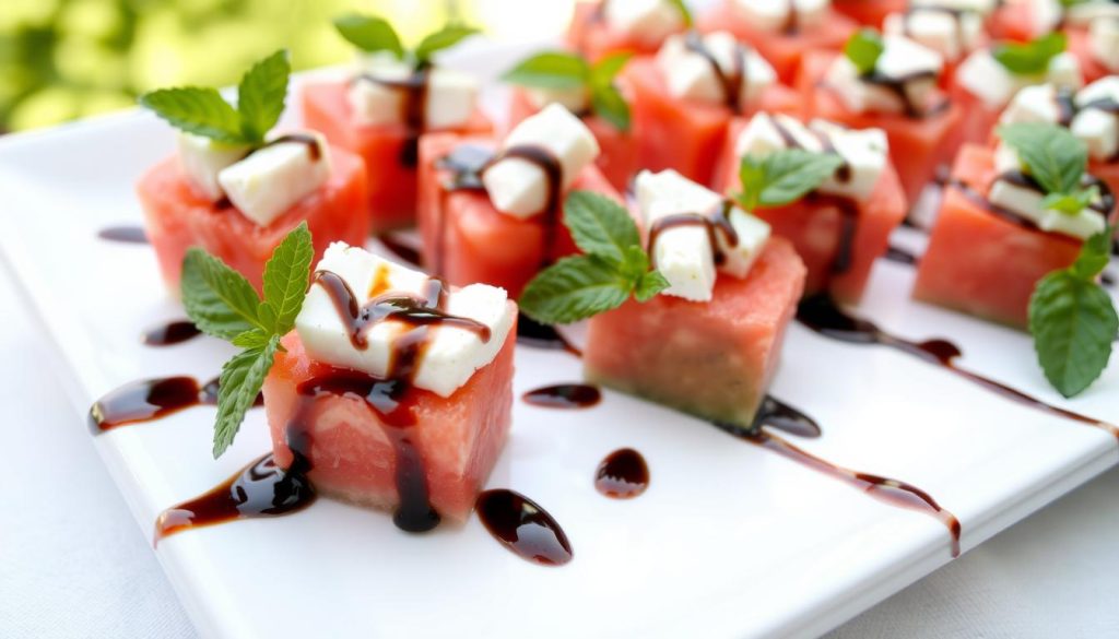 Watermelon Feta Bites