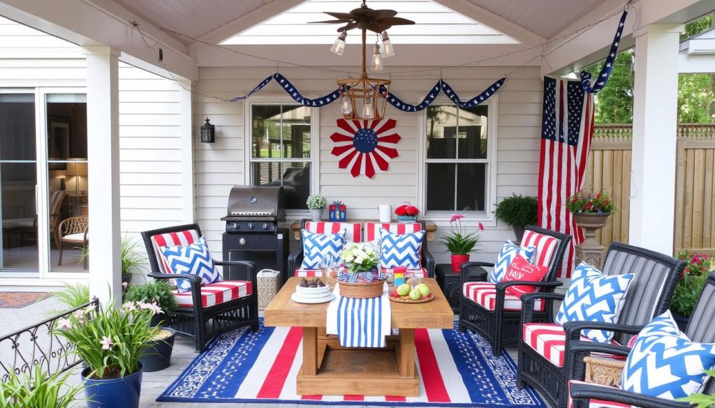 cleaning up for 4th of July