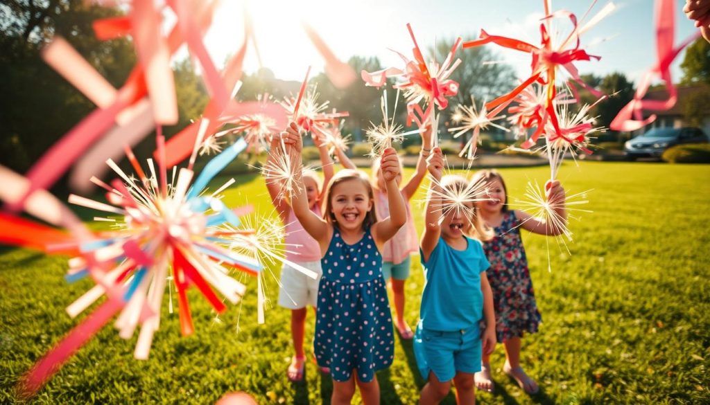 tissue paper sparklers for kids