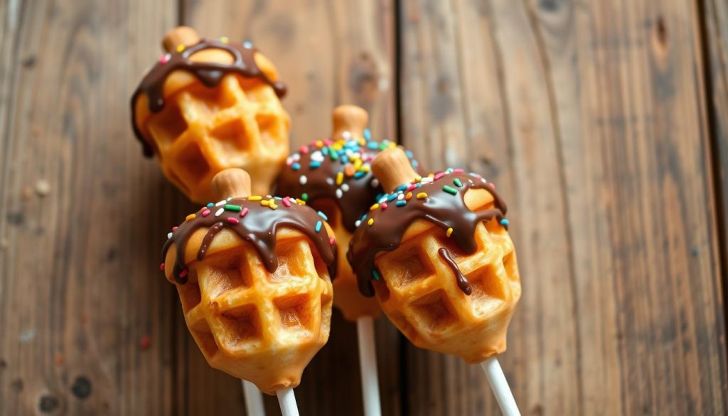 Acorn Waffle Pops