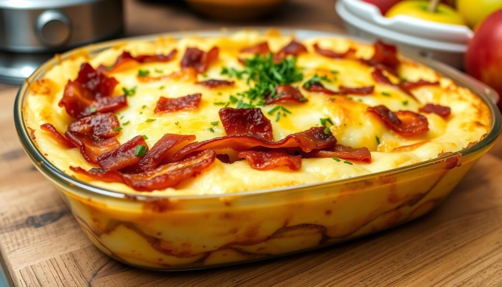 Bacon and Apple Breakfast Casserole