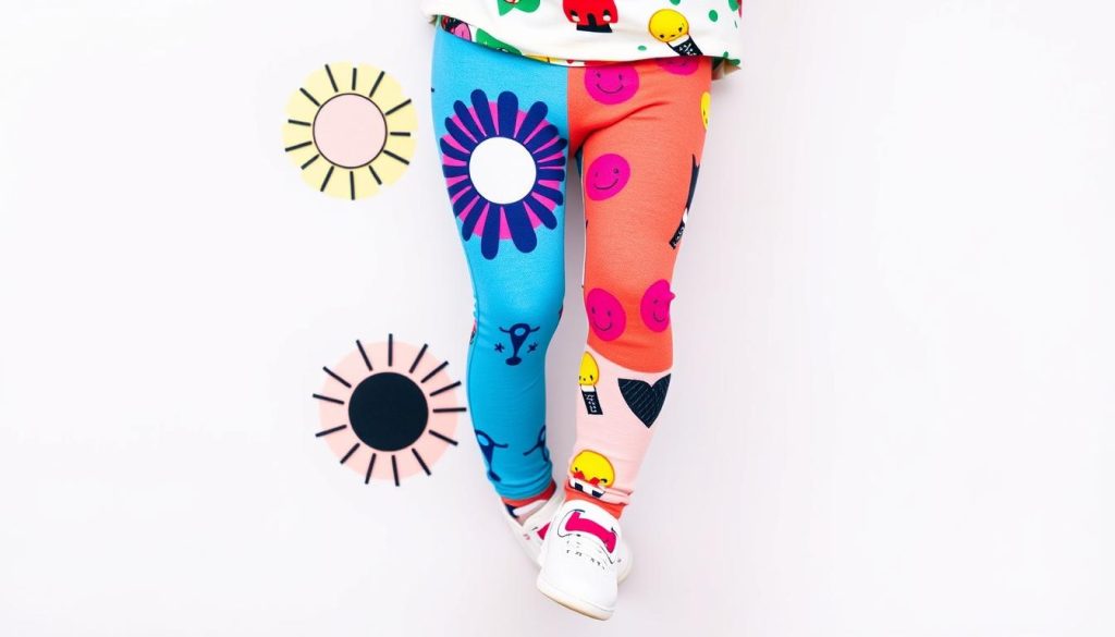 Bold Prints and Graphic Leggings for kids