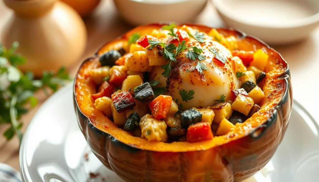 Breakfast Stuffed Acorn Squash