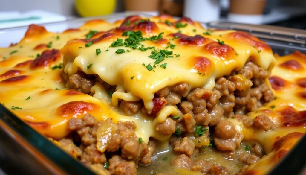 Cheeseburger Casserole