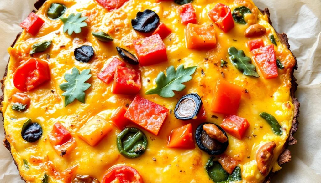 Cheesy Fall Veggie Frittata