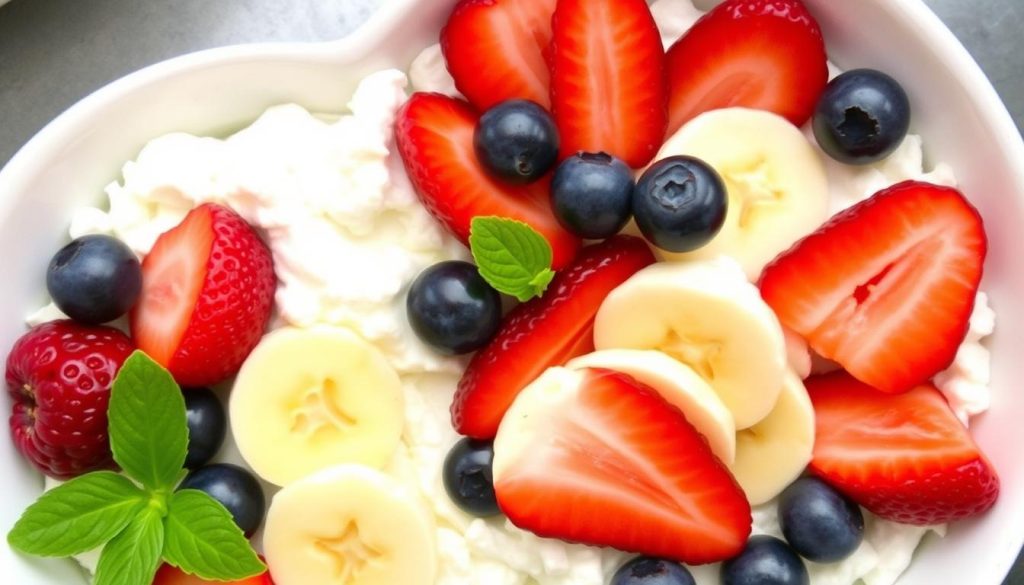 Cottage Cheese and Fruit Bowls