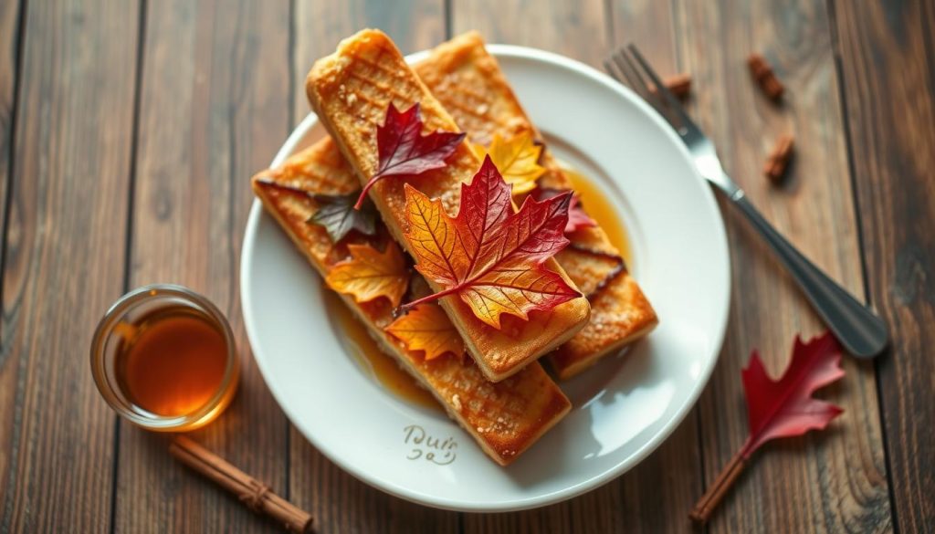 Fall Leaf French Toast Sticks