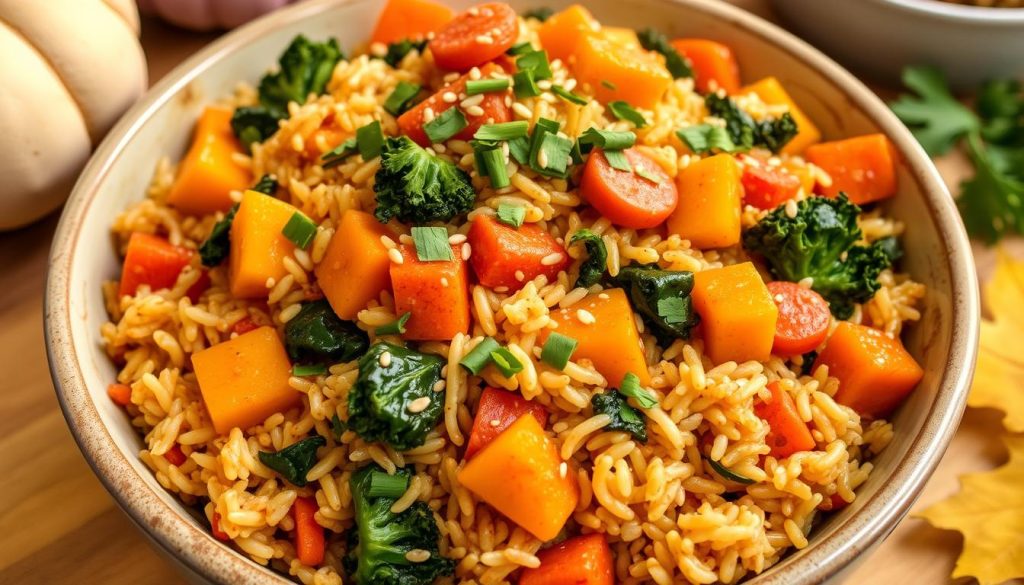 Fall Veggie Fried Rice