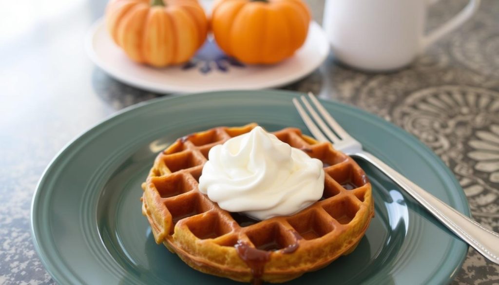 Freezer-Friendly Pumpkin Waffles