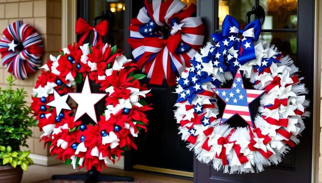 Front Porch Patriotic Wreaths