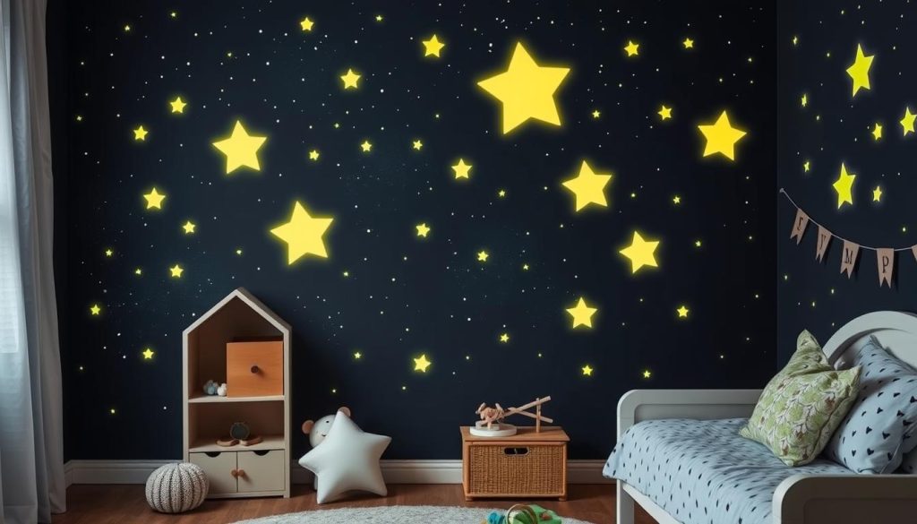 Glow-in-the-Dark Stars and Summer Constellations kids bedroom