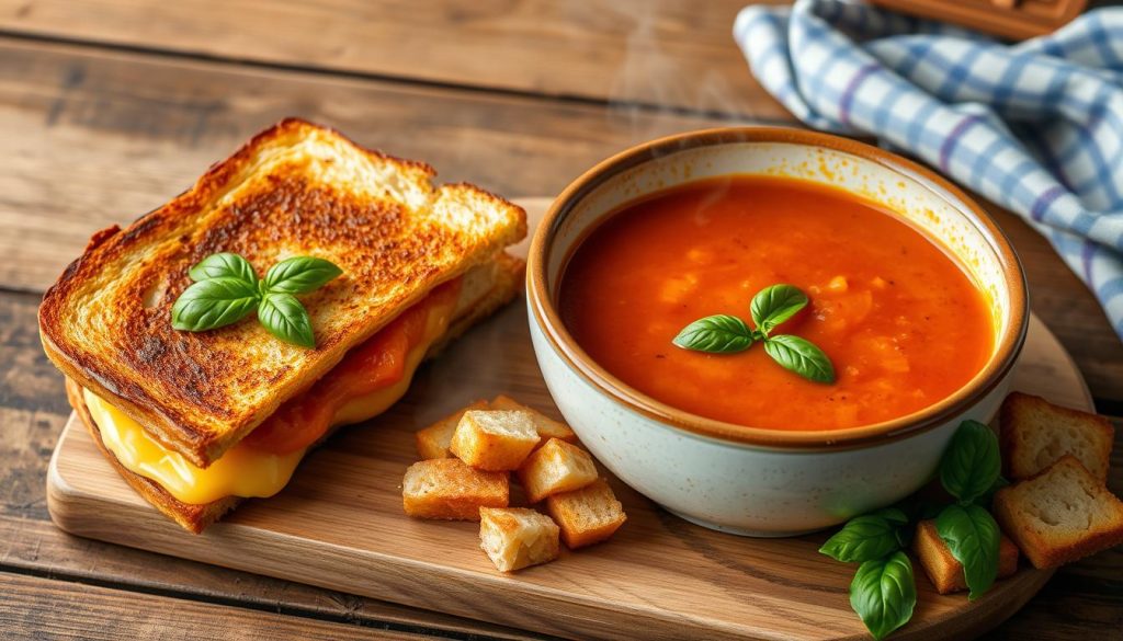 Grilled Cheese and Tomato Soup Combo