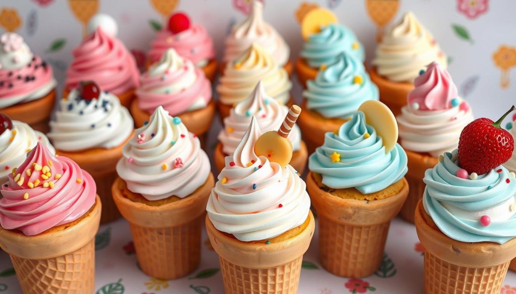 Ice Cream Cone Cupcakes