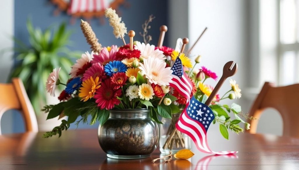 Labor Day-Themed Centerpieces