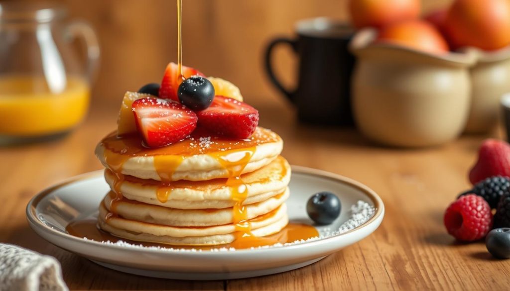 Make-Ahead Mini Pancake Stacks