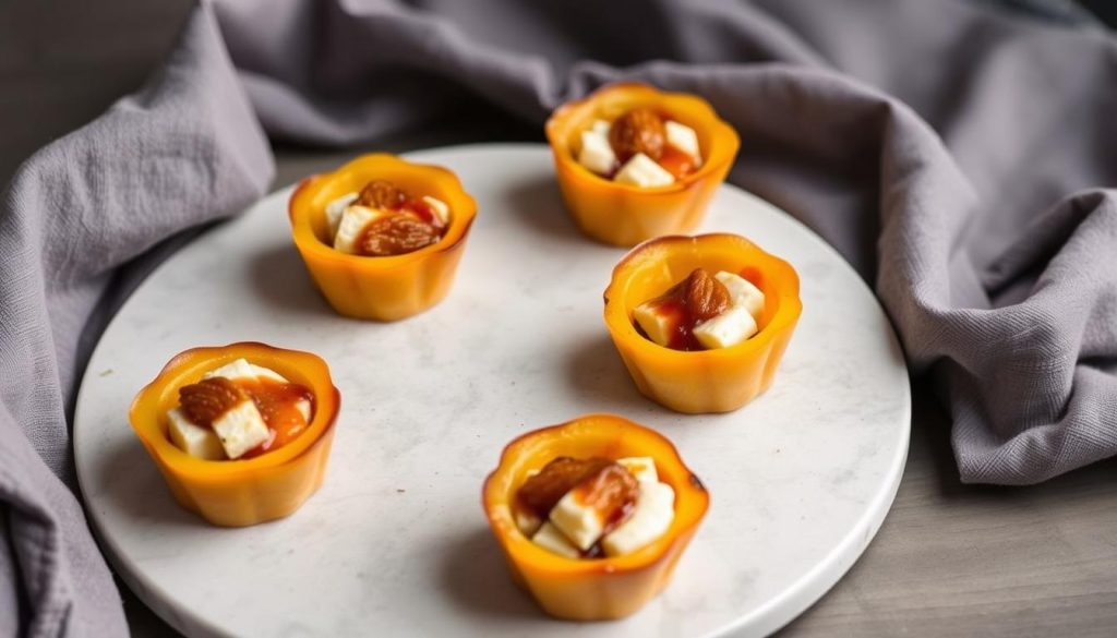 Mini Butternut Squash Tartlets with Cheese