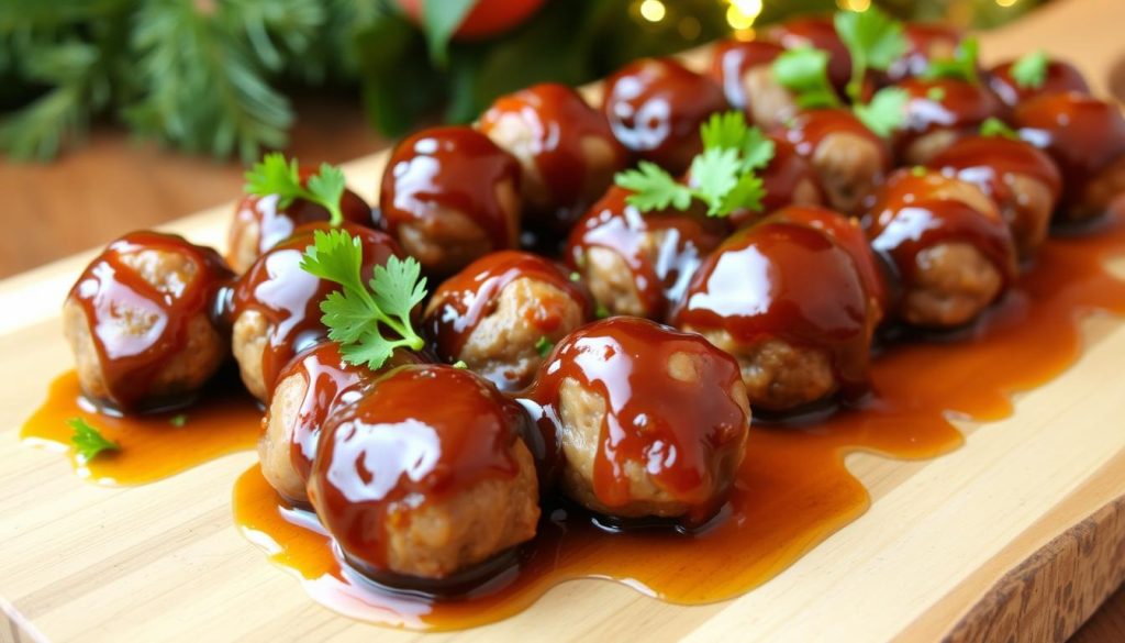 Mini Meatballs with Apple Cider Glaze