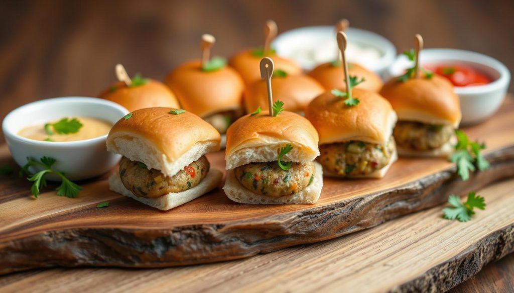 Mini Sliders with Hidden Veggie Patties