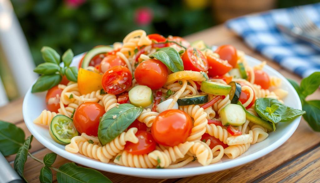 Pasta Salad with Summer Veggies