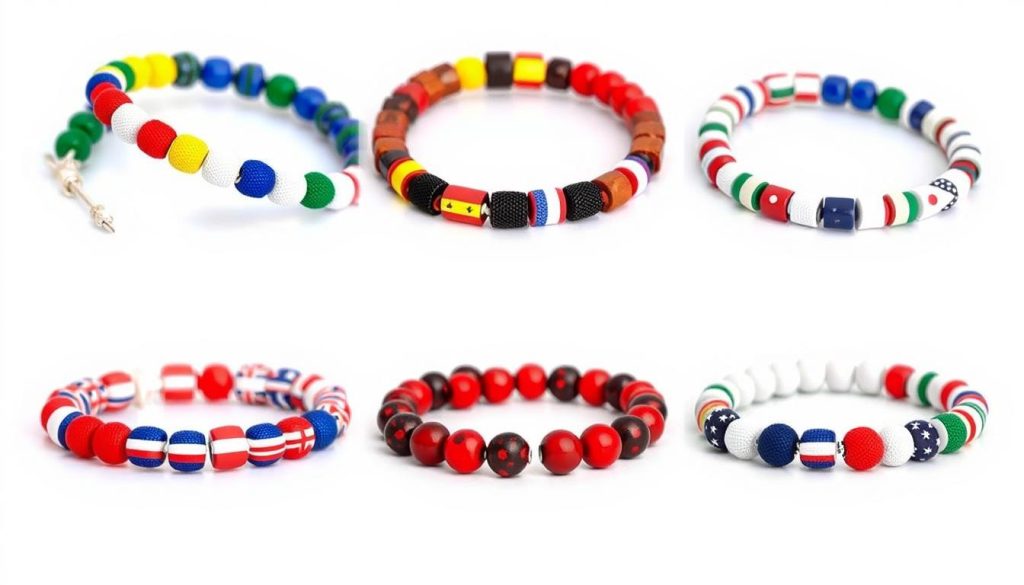 Patriotic Bead Bracelets