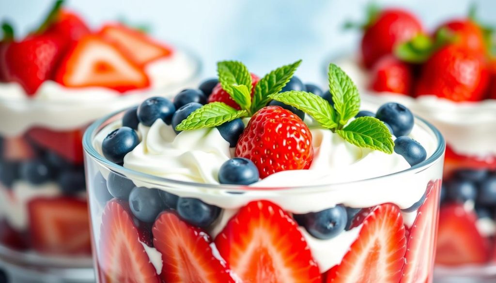 Patriotic Berry Trifle