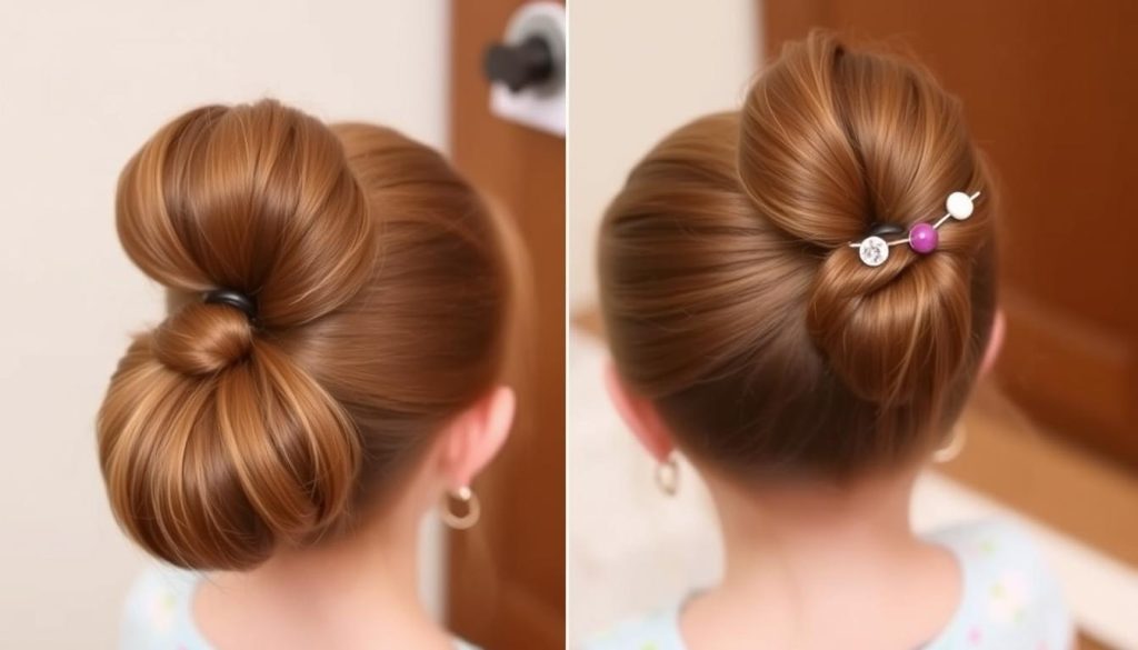 Quick Claw Clip Updo for kids