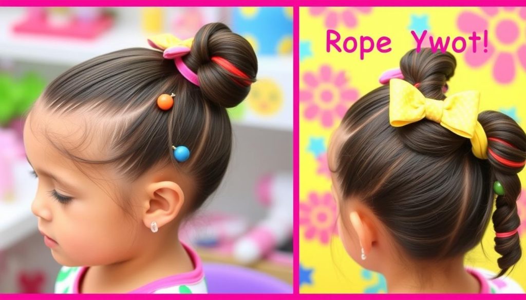 Rope Twist Ponytail for kids