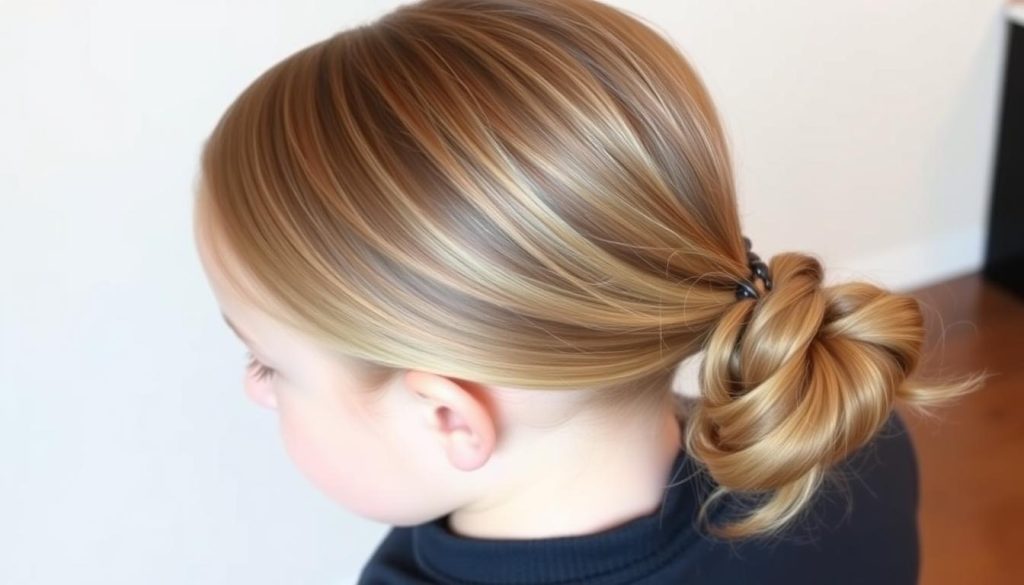 Sleek Low Ponytail for kids