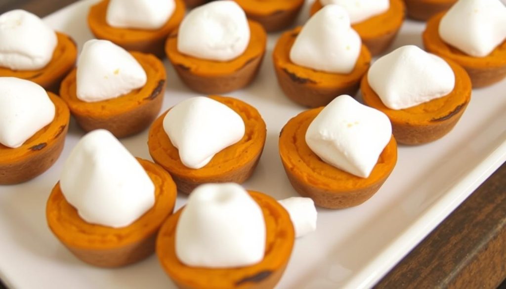 Sweet Potato Bites with Marshmallow Topping