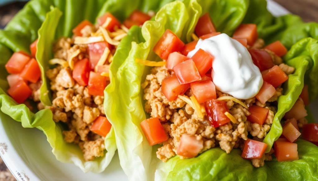 Turkey Taco Lettuce Wraps