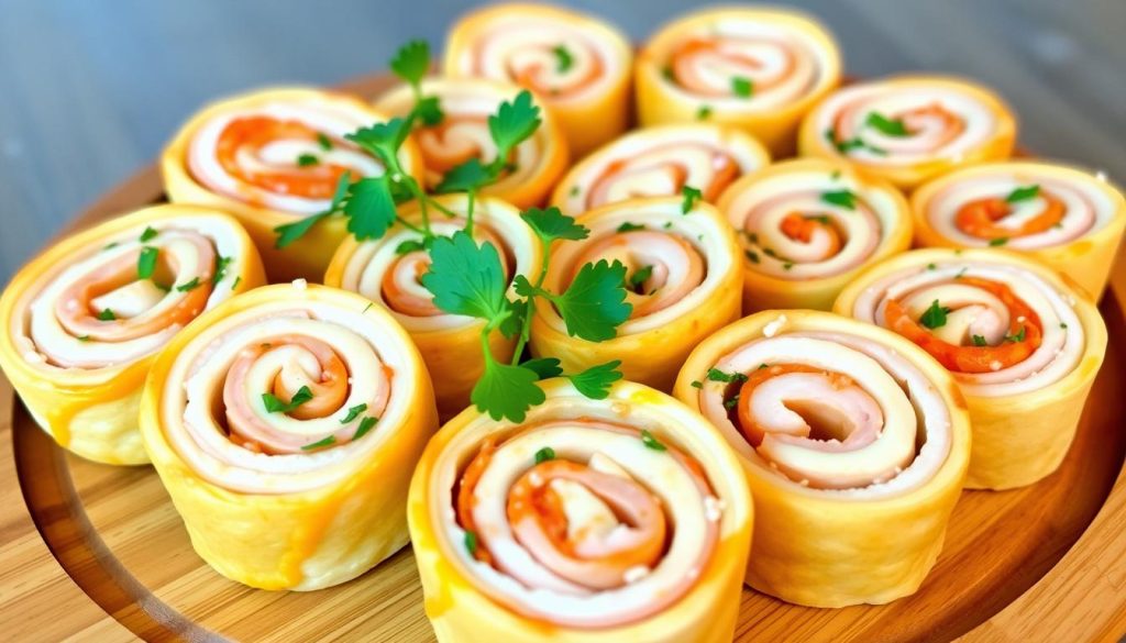 Turkey and Cheese Pinwheels