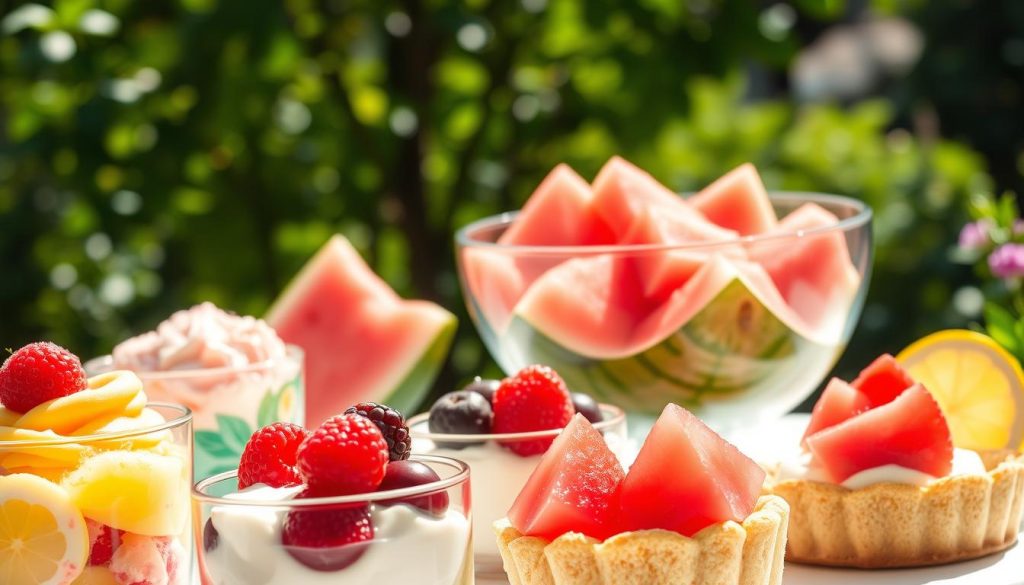chilled summer desserts